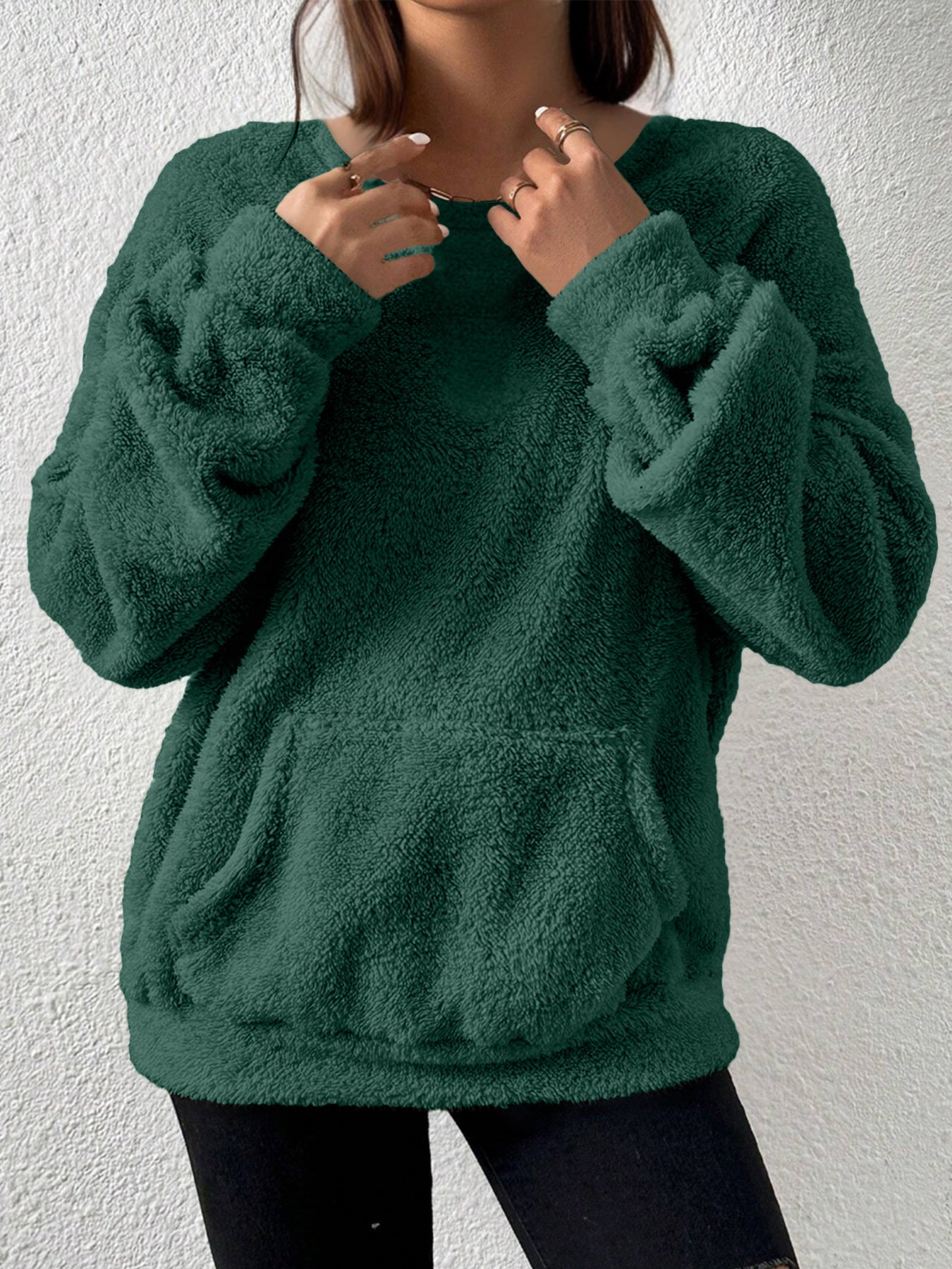 Women’s Solid Colour Long-Sleeve Sweater