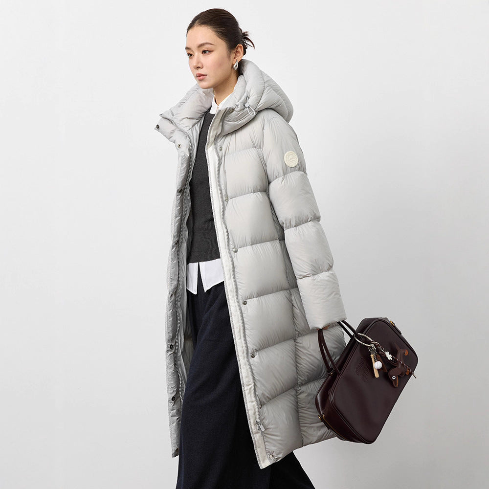 Women’s Slim-Fit Warm Over-the-Knee Down Coat