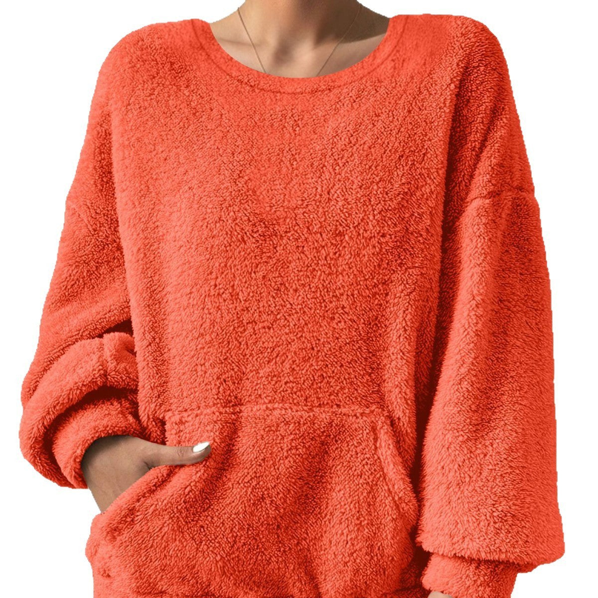 Women’s Solid Colour Long-Sleeve Sweater