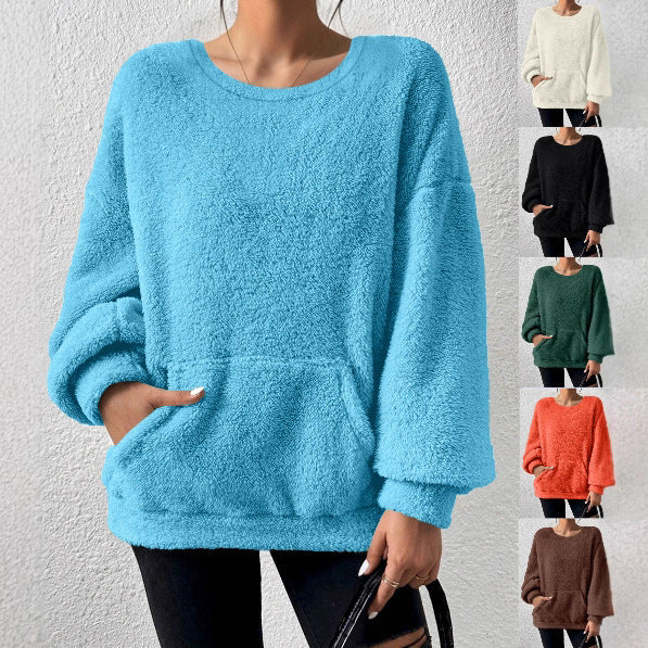 Women’s Solid Colour Long-Sleeve Sweater