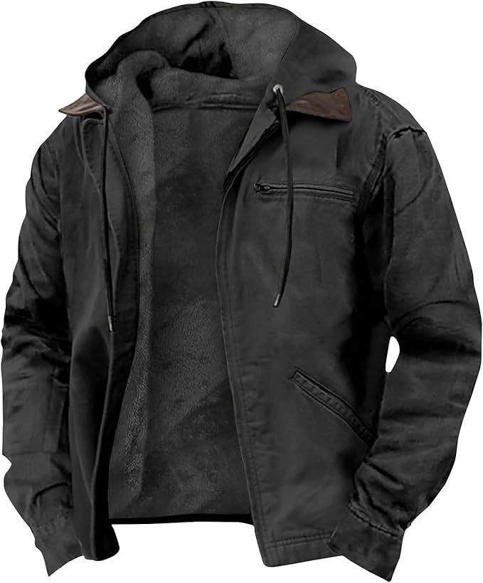 Men’s Hooded Zip Lined Jacket